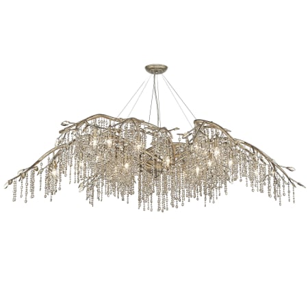 Golden Lighting Autumn Twilight 24 Light 80" Wide Crystal Chandelier Mystic Gold